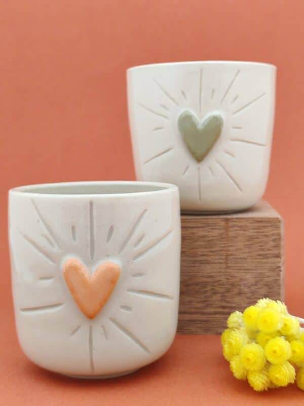 tasse "mon cœur rayonne"
